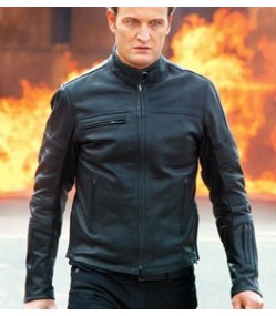 Terminator Genisys Jason Clarke (John Connor) Black Leather Jacket